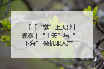 「“链”上天津」观察｜“上天”与“下海” 做机器人产业链细分领域强者