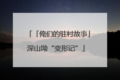 「俺们的驻村故事」深山坳“变形记”