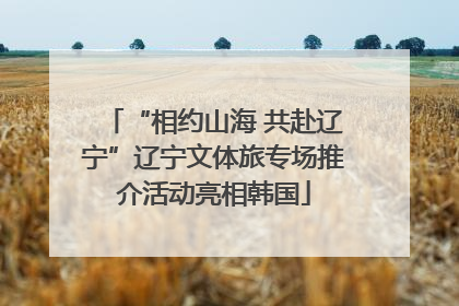 “相约山海 共赴辽宁”辽宁文体旅专场推介活动亮相韩国