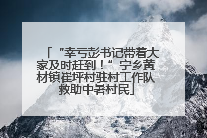 “幸亏彭书记带着大家及时赶到！”宁乡黄材镇崔坪村驻村工作队救助中暑村民