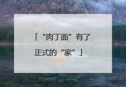 “肉丁面”有了正式的“家”