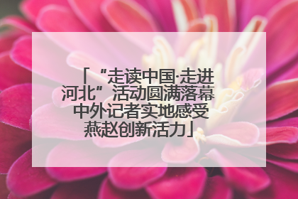 “走读中国·走进河北”活动圆满落幕 中外记者实地感受燕赵创新活力