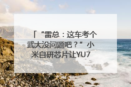 “雷总：这车考个武大没问题吧？”小米自研芯片让YU7会学习｜汽车科技