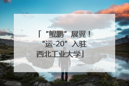 “鲲鹏”展翼！“运-20”入驻西北工业大学