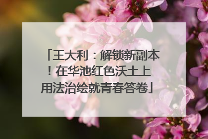 王大利：解锁新副本！在华池红色沃土上 用法治绘就青春答卷