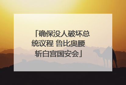 确保没人破坏总统议程 鲁比奥腰斩白宫国安会
