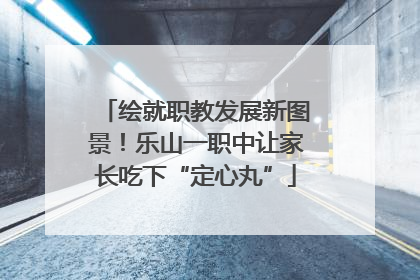 绘就职教发展新图景！乐山一职中让家长吃下“定心丸”
