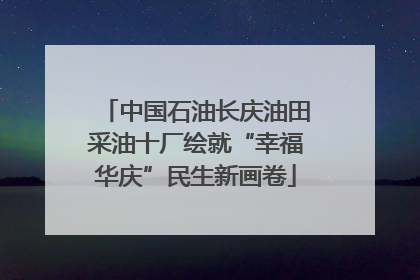 中国石油长庆油田采油十厂绘就“幸福华庆”民生新画卷