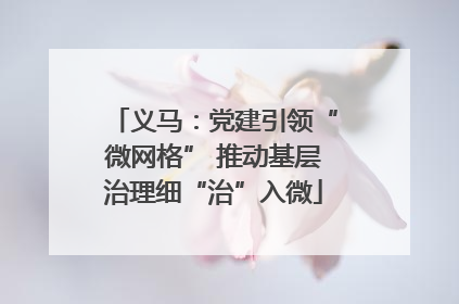 义马：党建引领“微网格” 推动基层治理细“治”入微