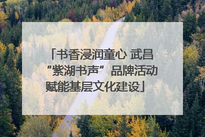 书香浸润童心 武昌“紫湖书声”品牌活动赋能基层文化建设