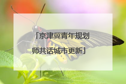 京津冀青年规划师共话城市更新
