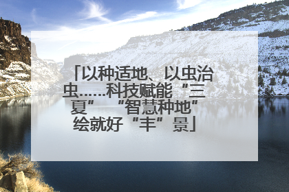 以种适地、以虫治虫……科技赋能“三夏” “智慧种地”绘就好“丰”景