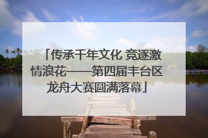 传承千年文化 竞逐激情浪花——第四届丰台区龙舟大赛圆满落幕