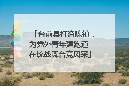 台前县打渔陈镇：为党外青年建跑道 在统战舞台竞风采