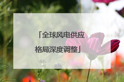 全球风电供应格局深度调整