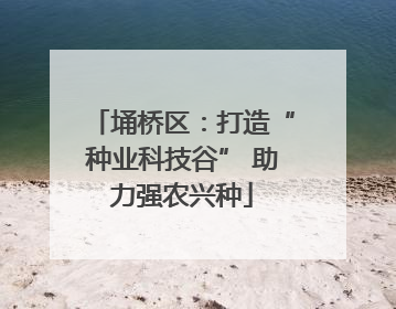 埇桥区：打造“种业科技谷” 助力强农兴种