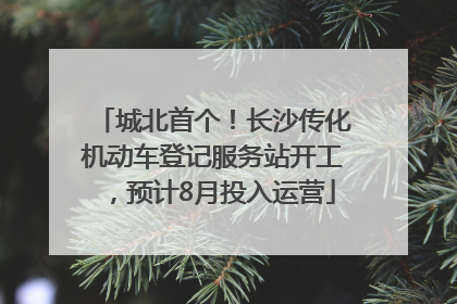 城北首个！长沙传化机动车登记服务站开工，预计8月投入运营