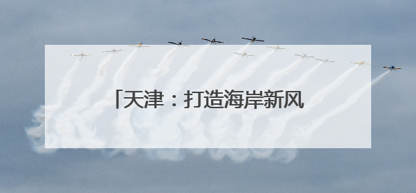 天津：打造海岸新风光 激活文旅新活力
