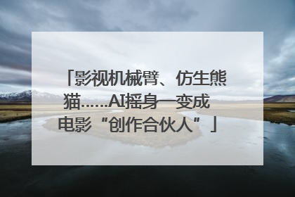 影视机械臂、仿生熊猫……AI摇身一变成电影“创作合伙人”