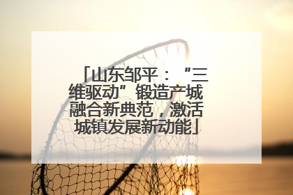 山东邹平：“三维驱动”锻造产城融合新典范，激活城镇发展新动能