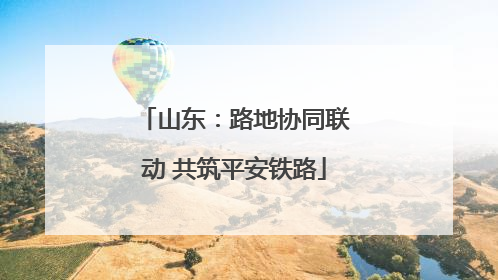 山东：路地协同联动 共筑平安铁路