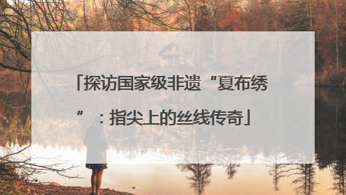 探访国家级非遗“夏布绣”：指尖上的丝线传奇