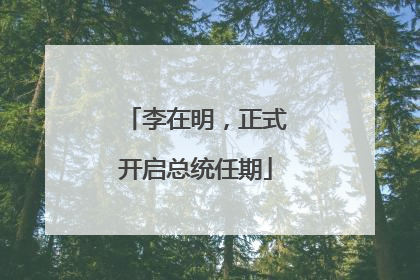 李在明，正式开启总统任期