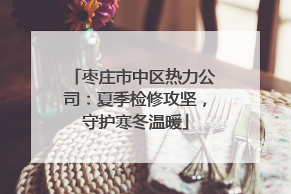 枣庄市中区热力公司：夏季检修攻坚，守护寒冬温暖