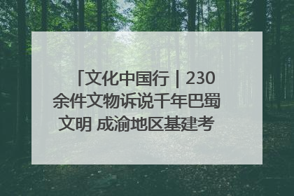 文化中国行｜230余件文物诉说千年巴蜀文明 成渝地区基建考古成果展开展