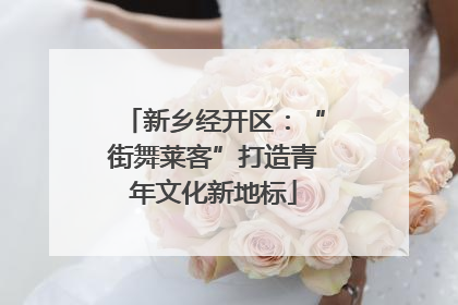 新乡经开区：“街舞莱客”打造青年文化新地标