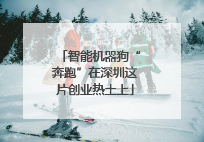 智能机器狗“奔跑”在深圳这片创业热土上