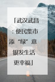武汉武昌：便民集市添“绿”意 银发生活更幸福
