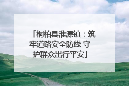 桐柏县淮源镇：筑牢道路安全防线 守护群众出行平安