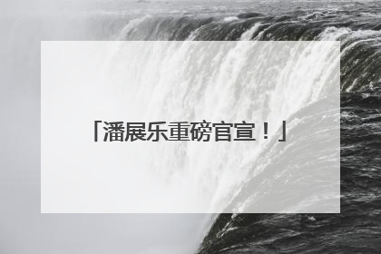 潘展乐重磅官宣！
