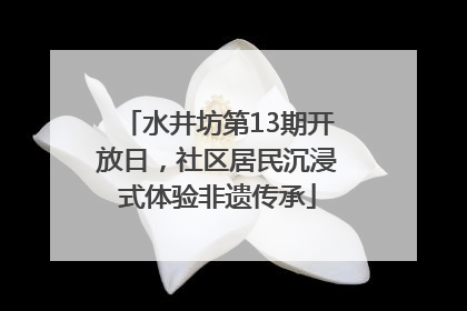 水井坊第13期开放日，社区居民沉浸式体验非遗传承