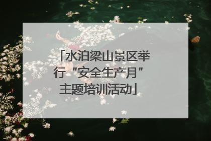 水泊梁山景区举行“安全生产月”主题培训活动