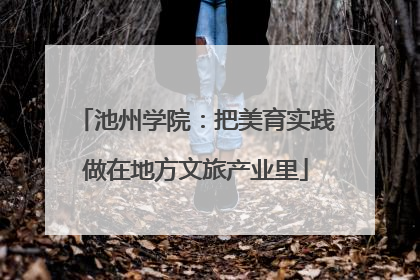 池州学院：把美育实践做在地方文旅产业里