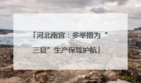 河北南宫：多举措为“三夏”生产保驾护航