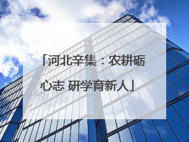 河北辛集：农耕砺心志 研学育新人