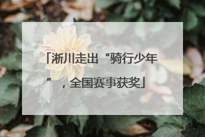 淅川走出“骑行少年”，全国赛事获奖