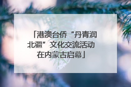港澳台侨“丹青润北疆”文化交流活动在内蒙古启幕
