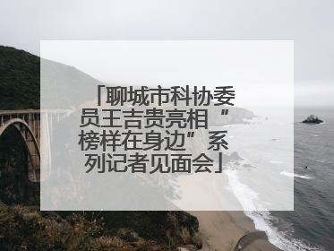 聊城市科协委员王吉贵亮相“榜样在身边”系列记者见面会
