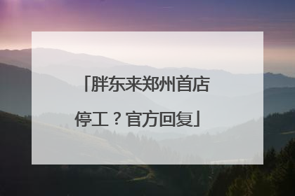 胖东来郑州首店停工？官方回复