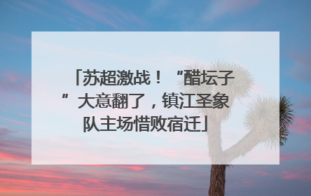 苏超激战！“醋坛子”大意翻了，镇江圣象队主场惜败宿迁