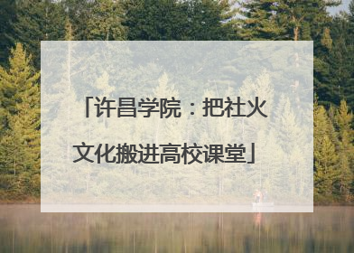 许昌学院：把社火文化搬进高校课堂