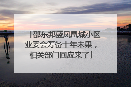 邵东邦盛凤凰城小区业委会筹备十年未果，相关部门回应来了