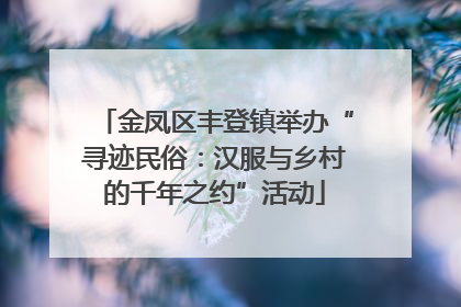 金凤区丰登镇举办“寻迹民俗：汉服与乡村的千年之约”活动