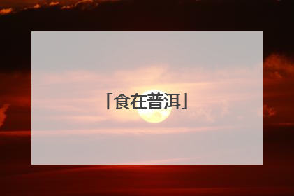 食在普洱