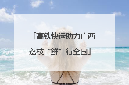 高铁快运助力广西荔枝“鲜”行全国