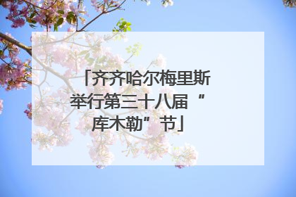 齐齐哈尔梅里斯举行第三十八届“库木勒”节